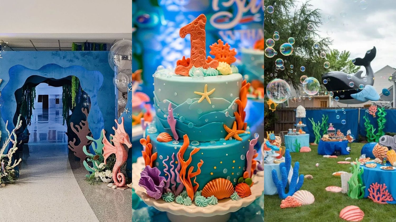 underwater adventure theme birthday party for kids