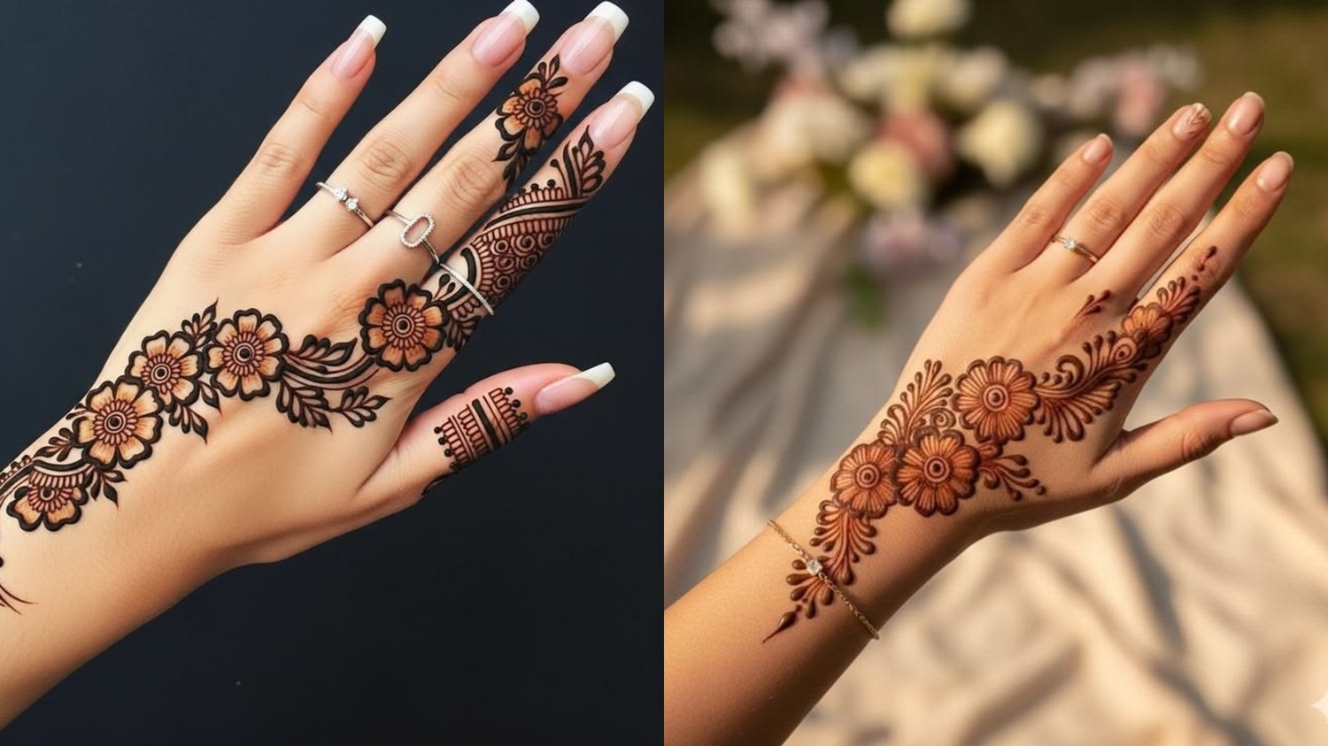 Diagonal Floral Trail