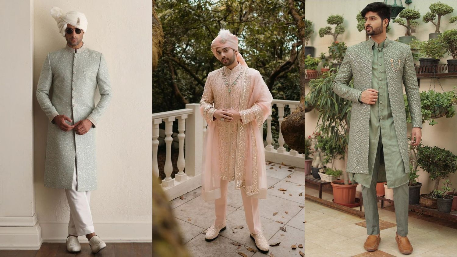 Pastel Sherwanis