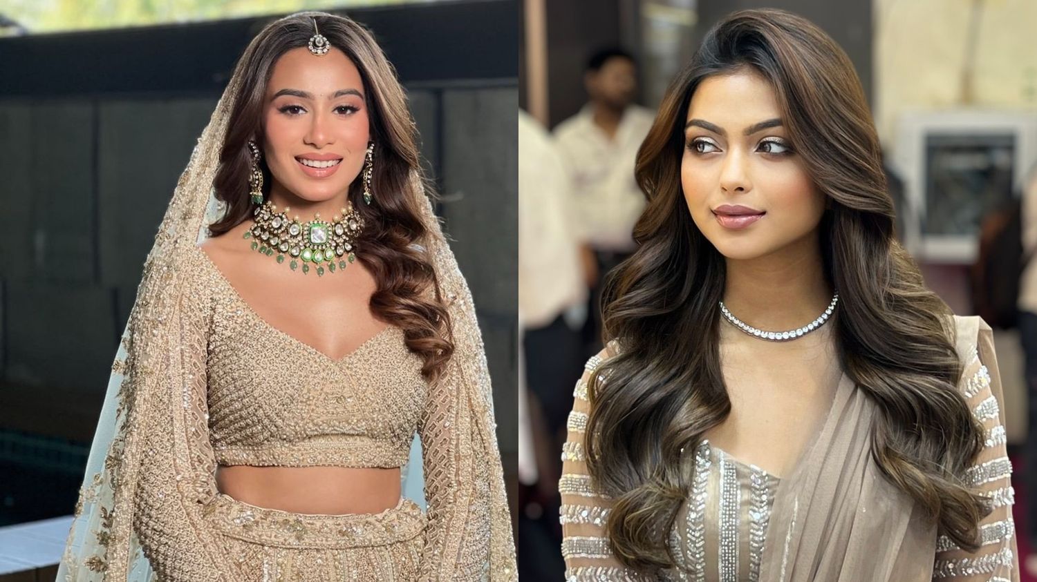 Soft Curls with Open Hair for straight hair 