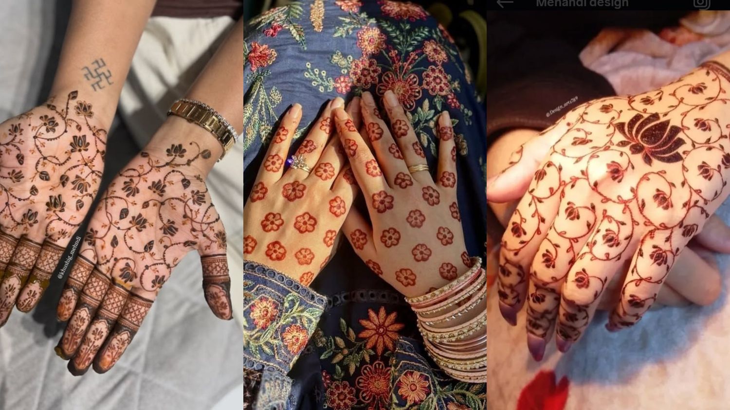 Floral Mehndi Designs