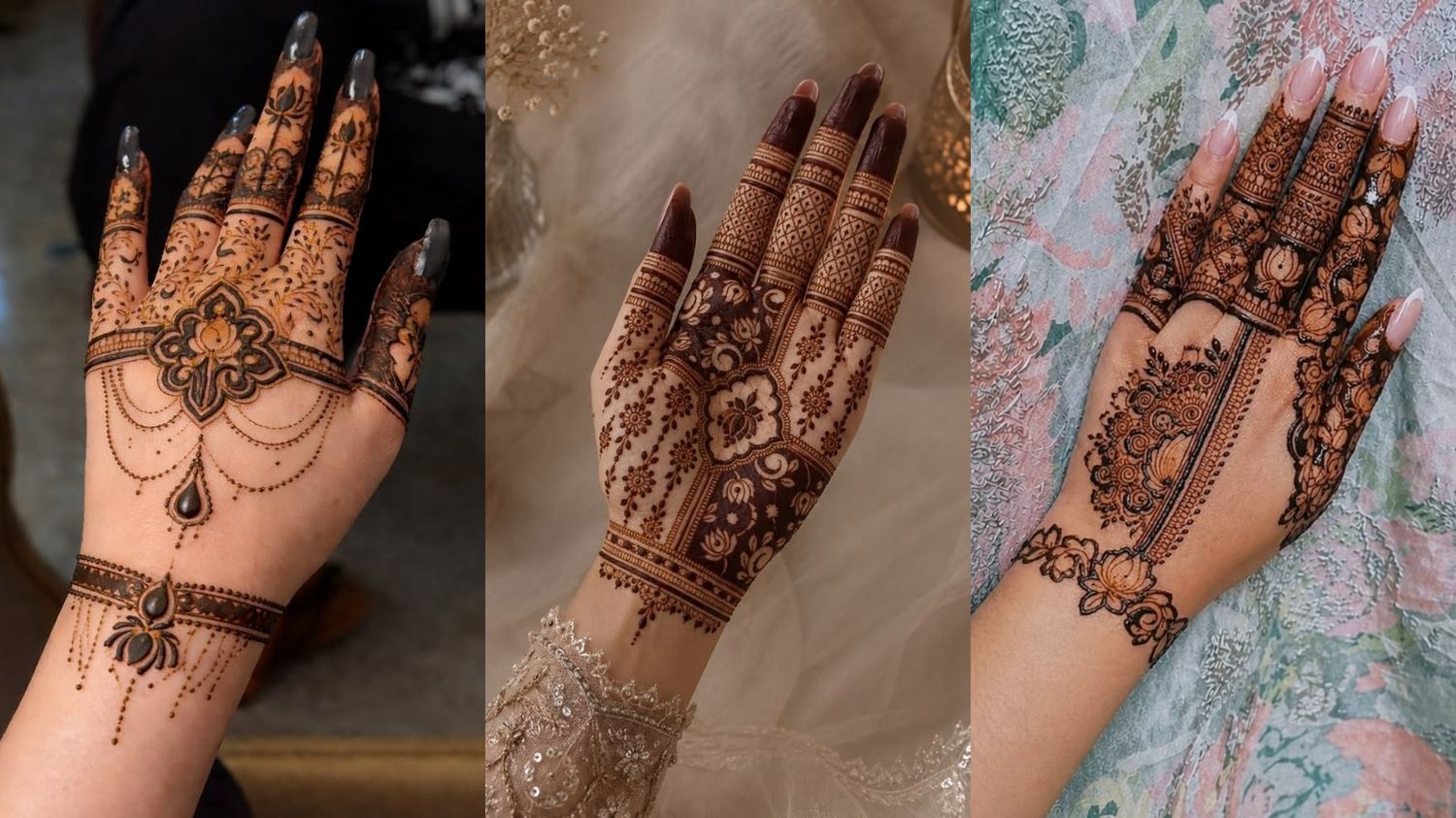 Minimal Arabic Mehndi Designs