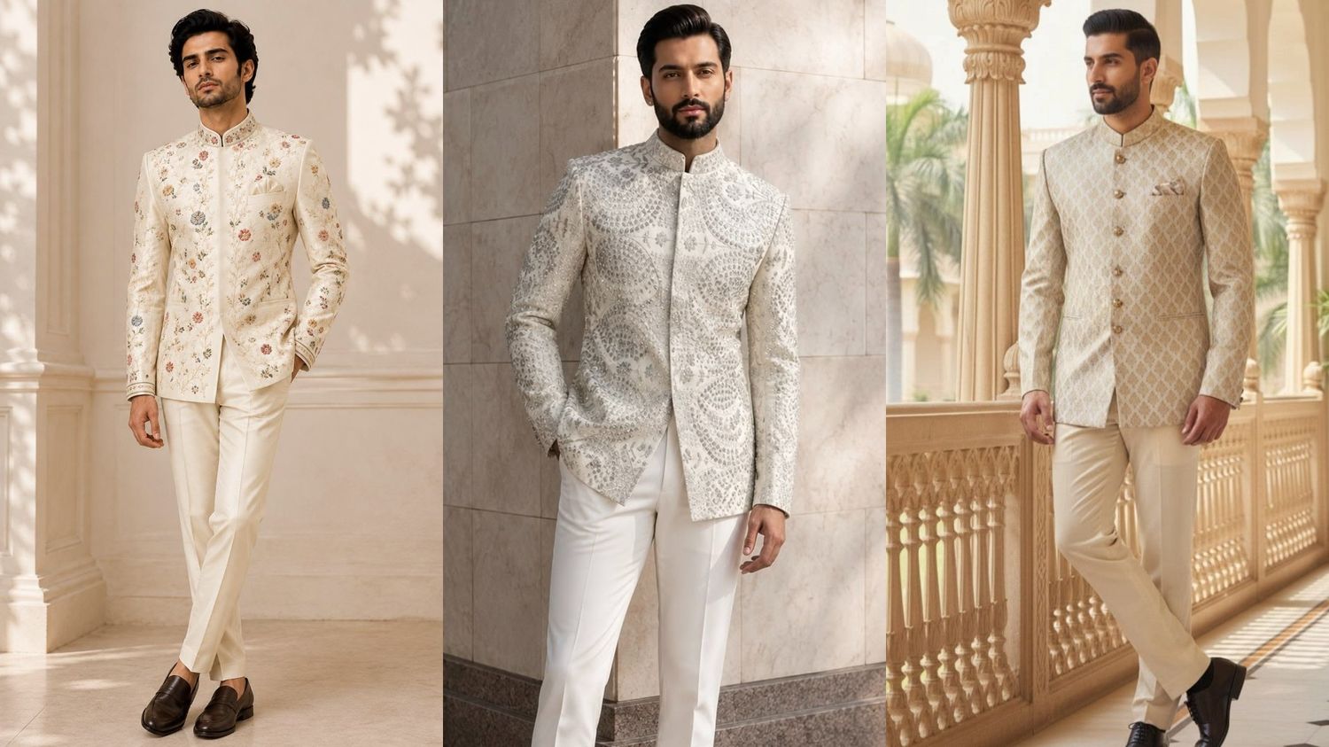 Printed Bandhgala