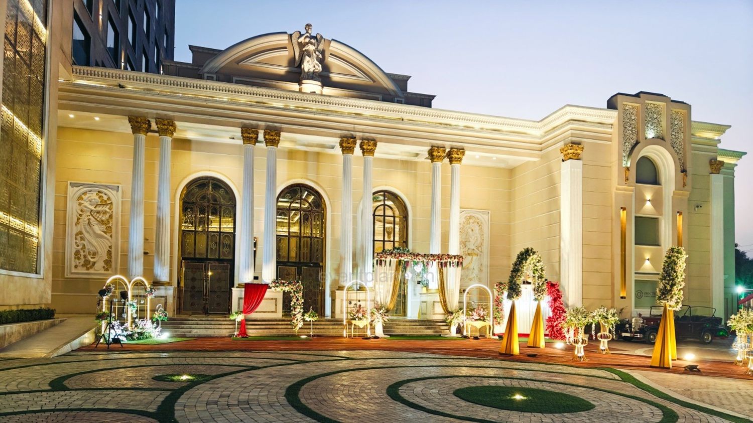 ornate banquet hall