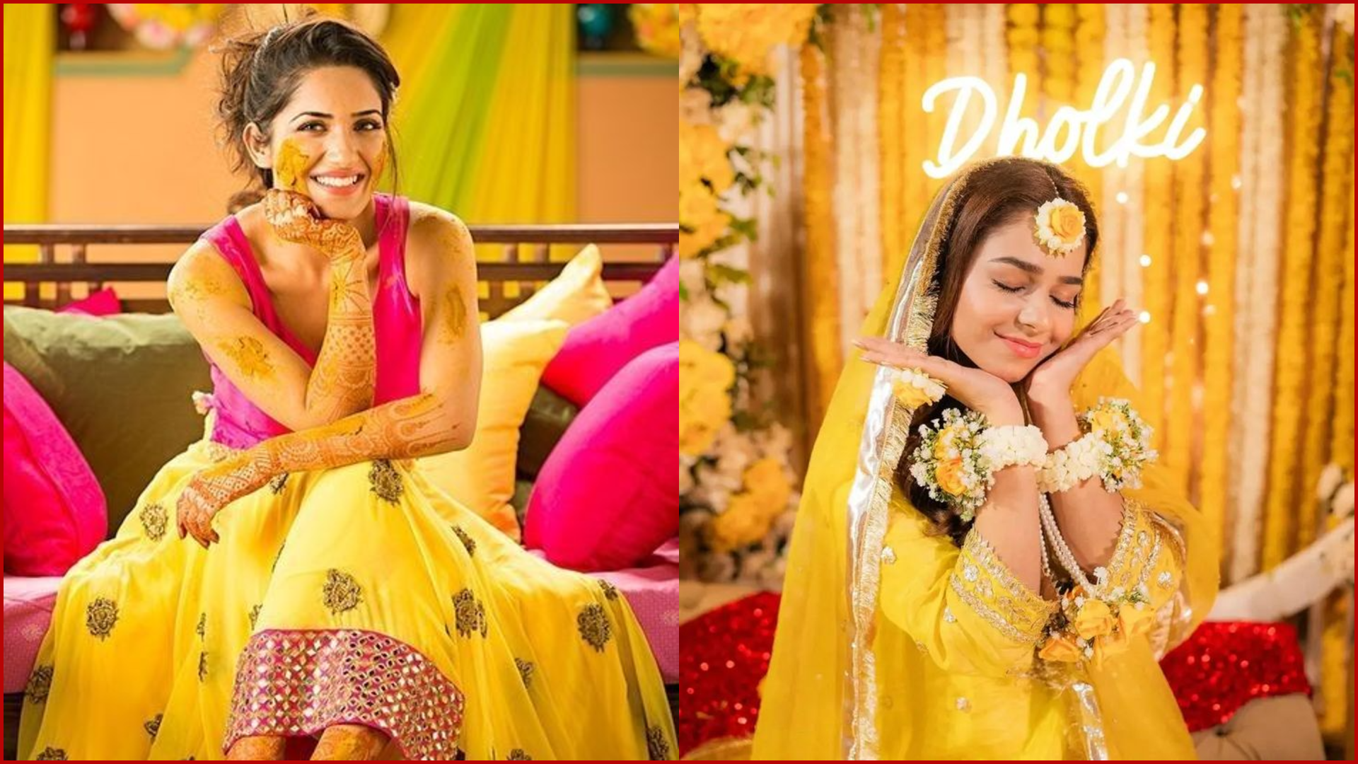 Haldi & Mehendi Poses for Bride and Groom, Arms Crossed, Smug Smile