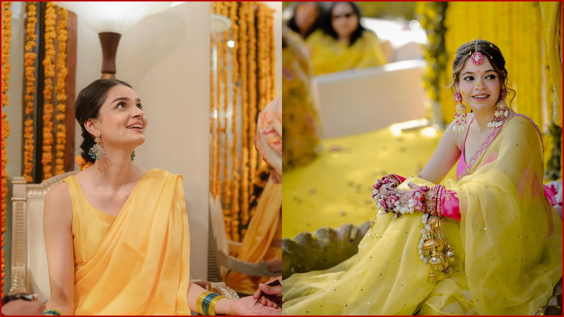 Haldi & Mehendi Poses for Bride and Groom, Looking Away, Not at Camera