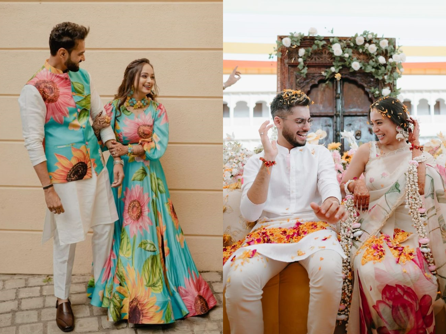 Top 10 Haldi Outfit Ideas for Bride and Groom