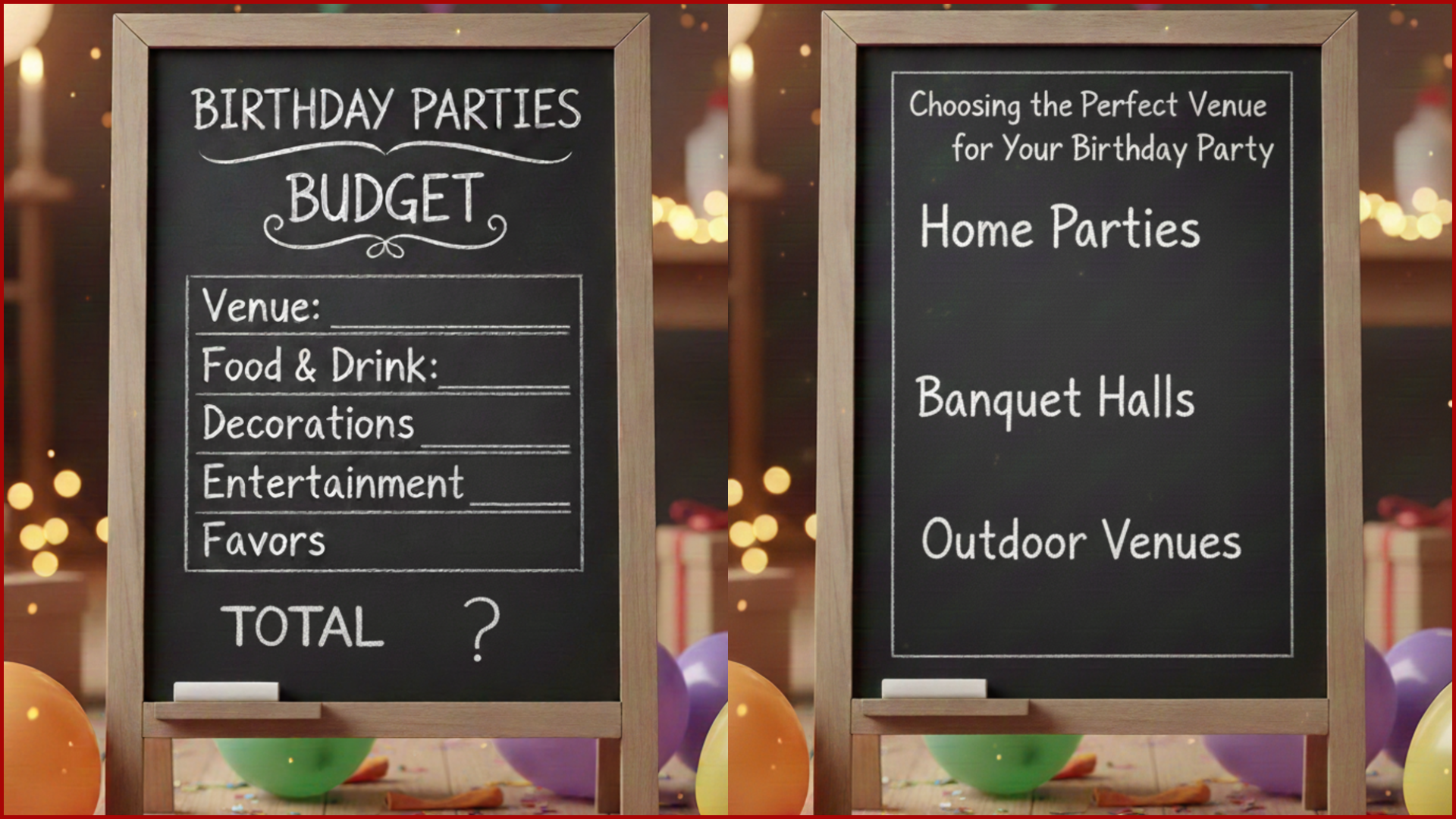  Planning a Perfect Birthday Party in India, set your budegt for birthday