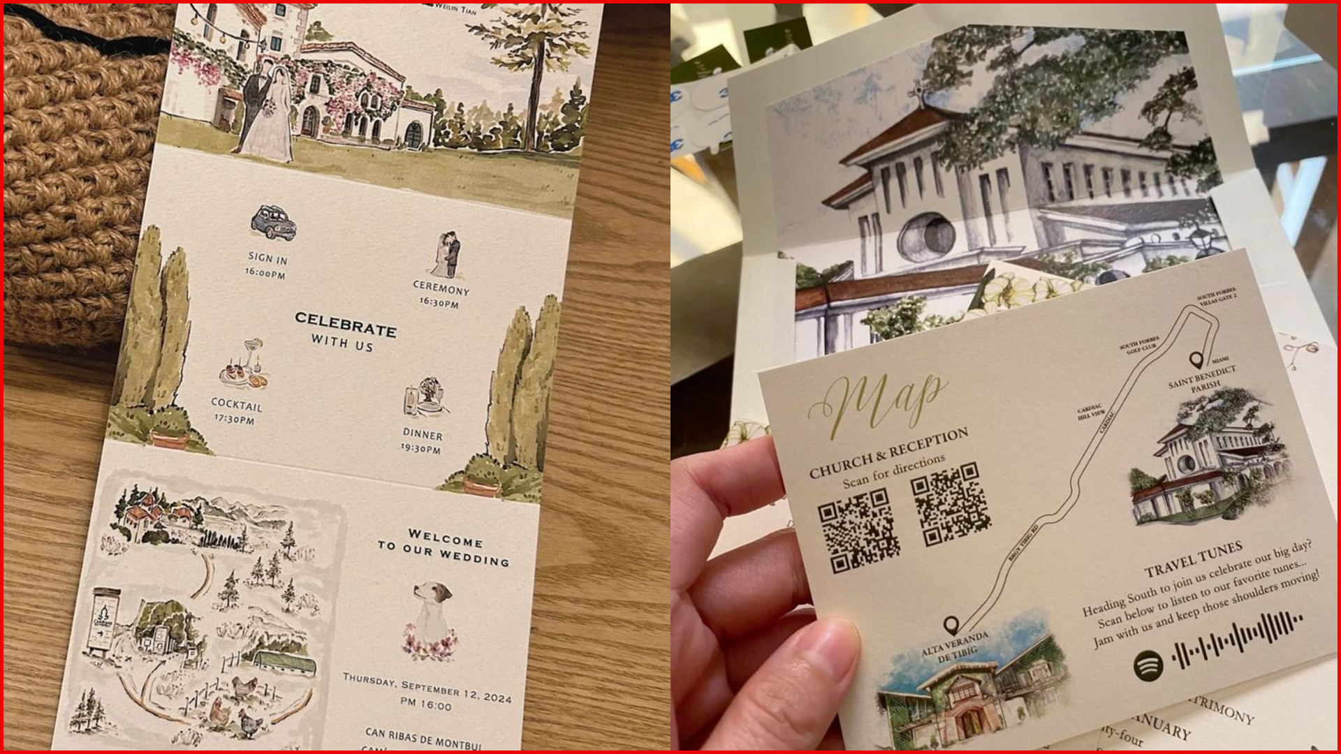 Top 20 Trendy & Unique Wedding Invitation Card Designs
