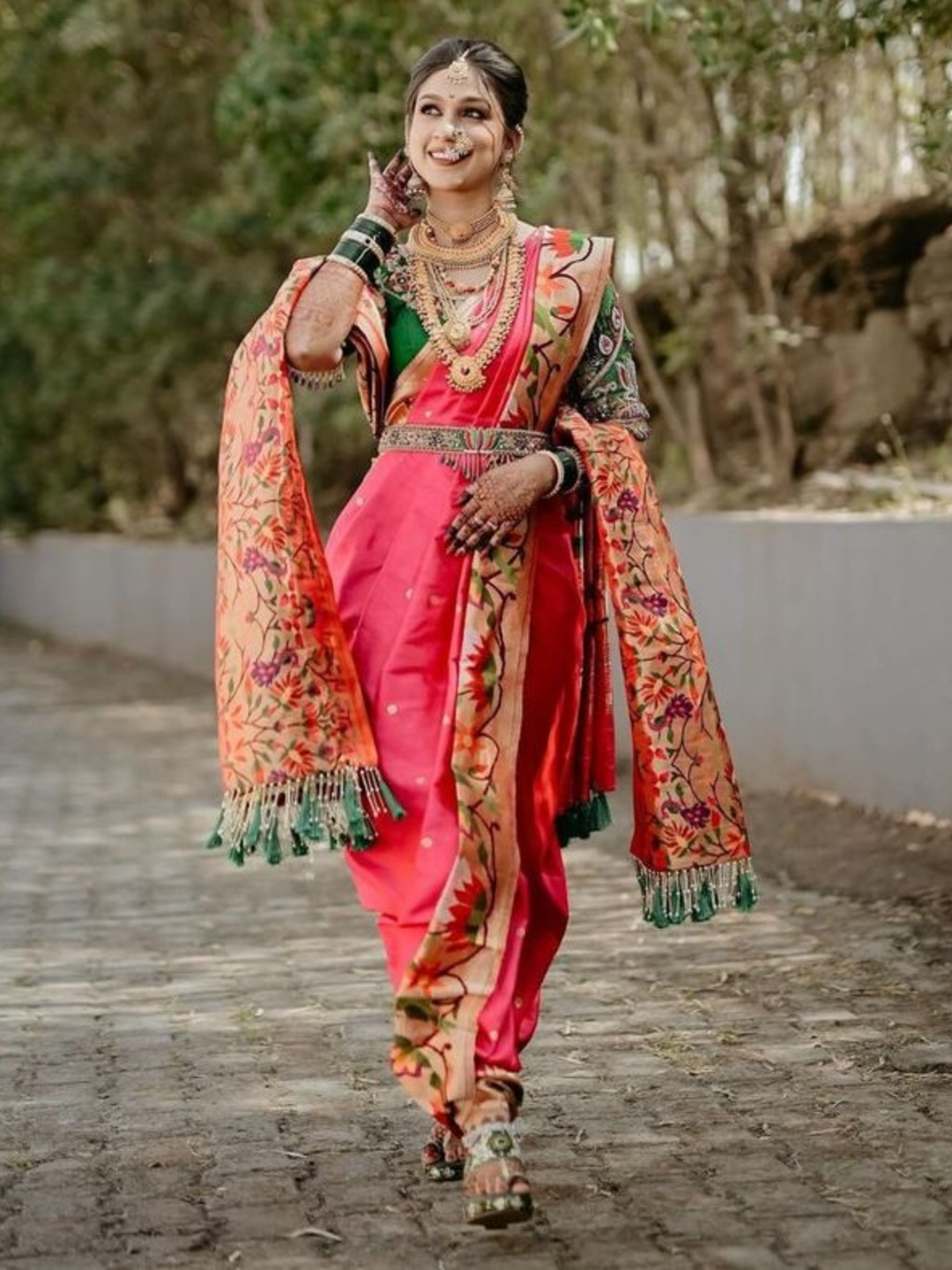 18+ Bridal Saree & Dupatta Draping Styles