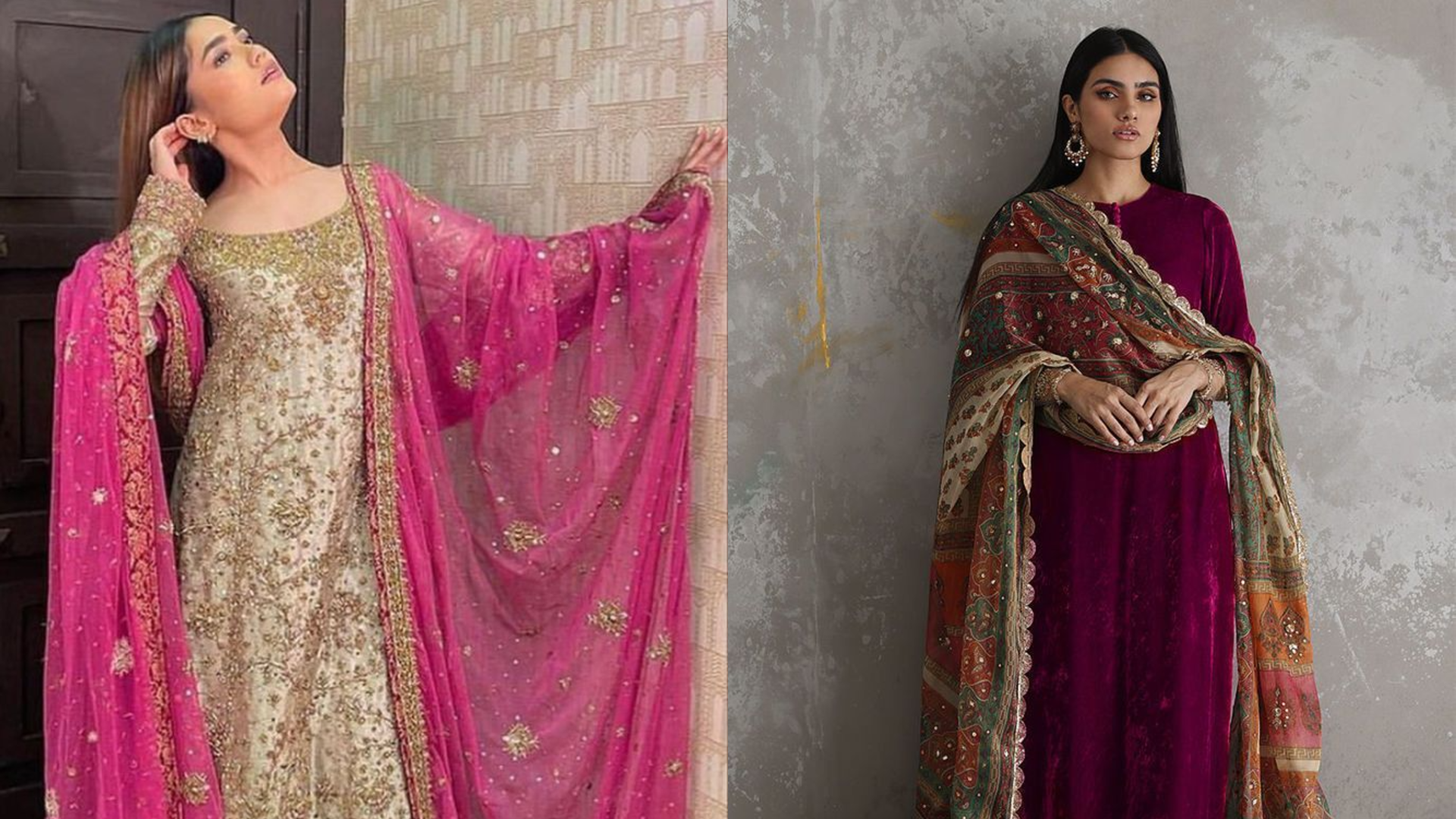 Straight-Cut Suit with Heavy Dupatta