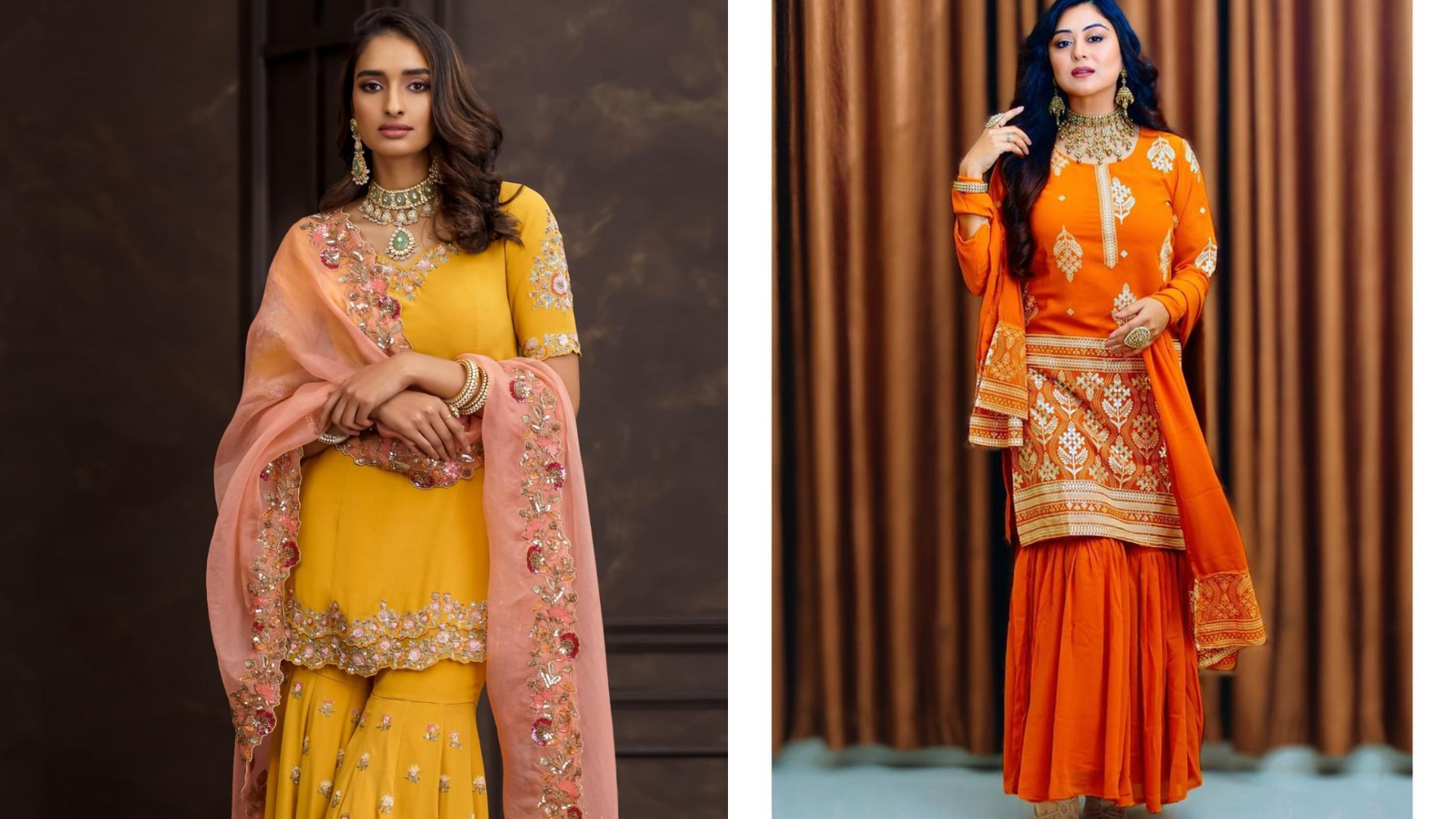 Sharara Set with Light Embroidery