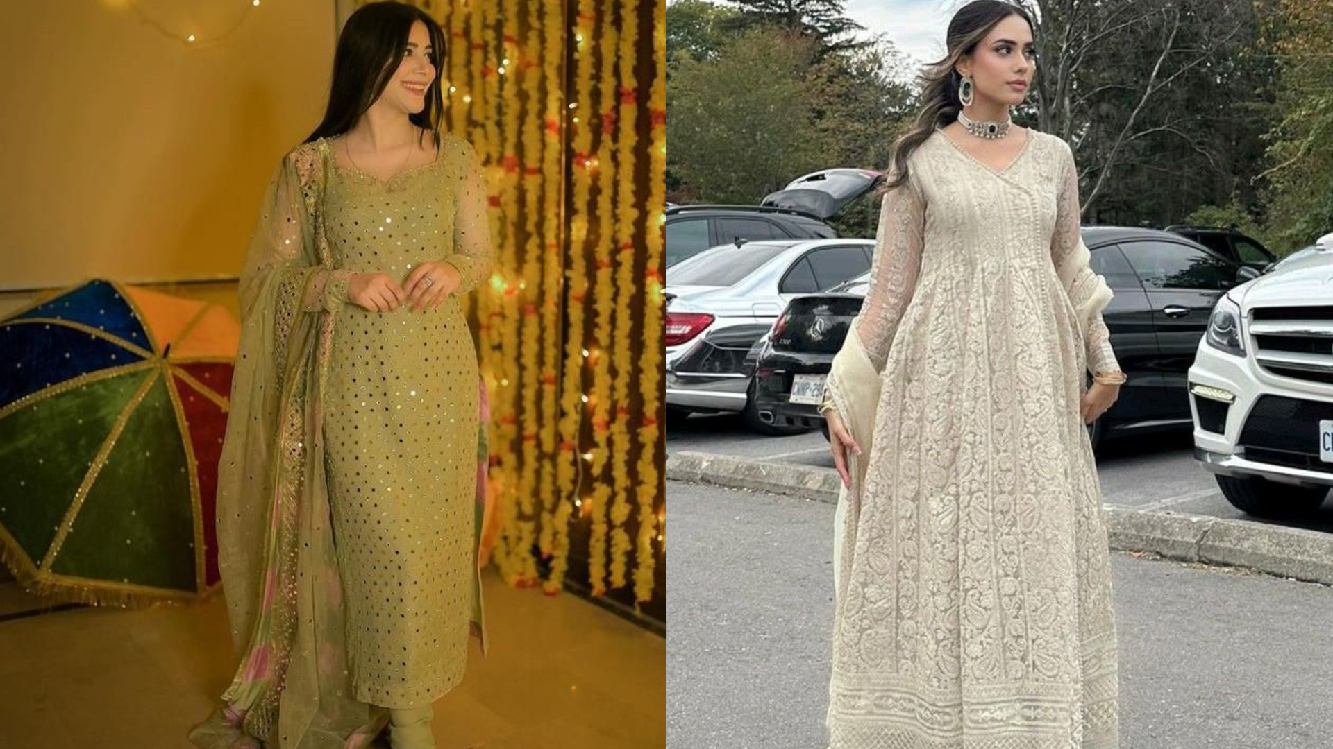 Chikankari Suit in Soft Pastels