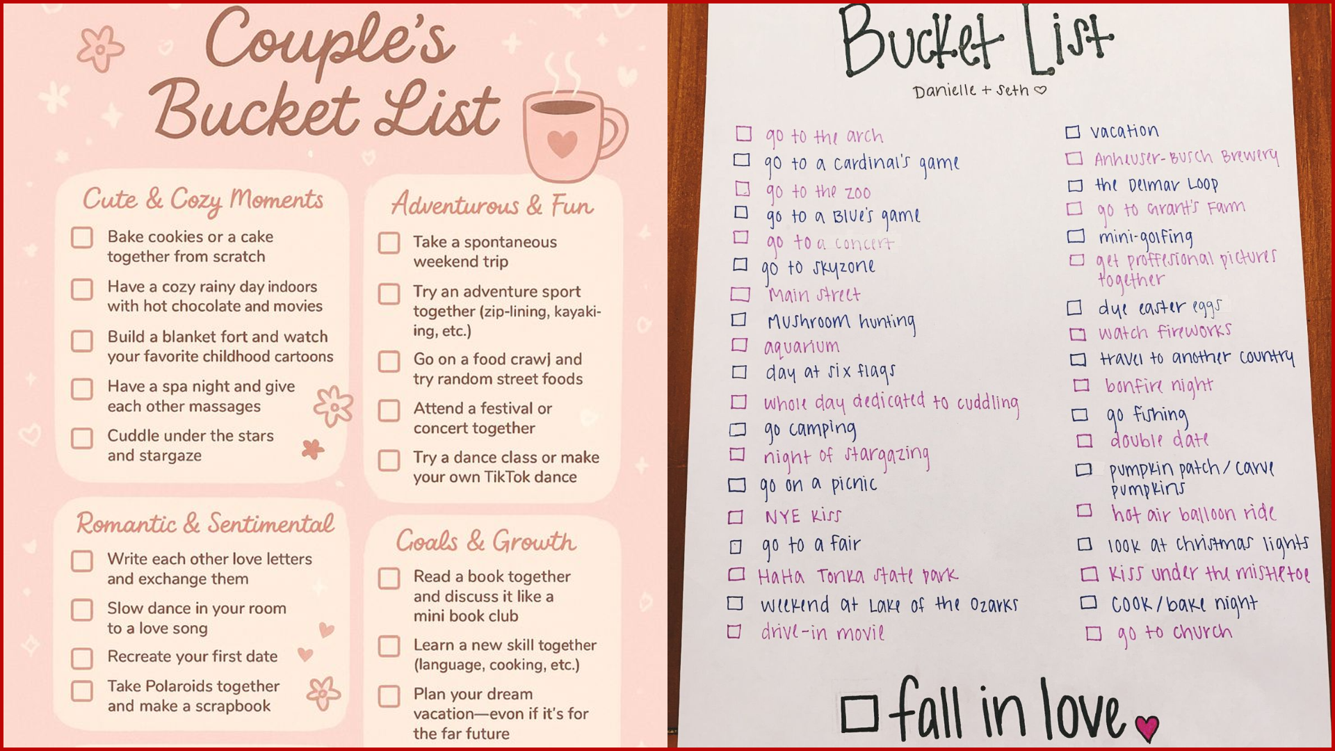  Creative Ideas to Celebrate a Memorable Wedding Anniversary, Bucket List Surprise