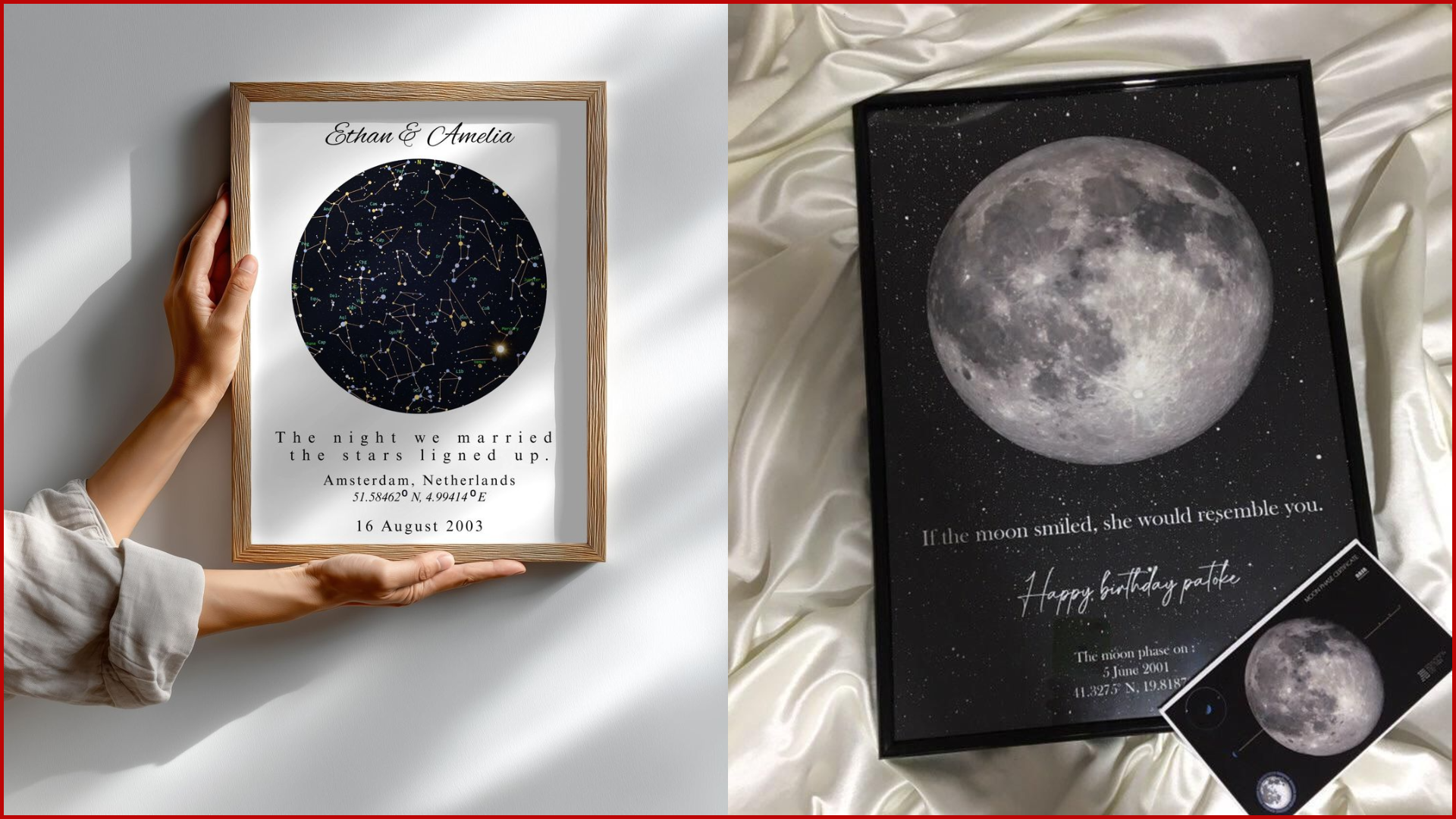  Creative Ideas to Celebrate a Memorable Wedding Anniversary, Personalized Star Map