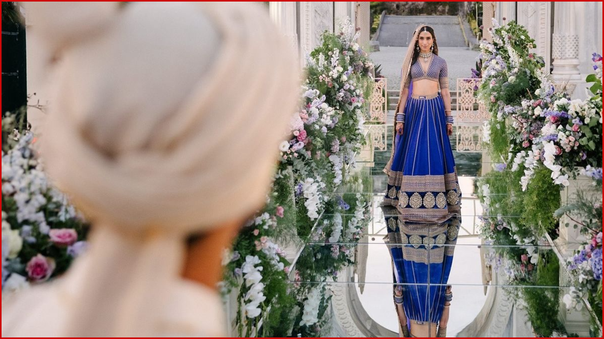 Intimate luxury wedding decor with soft lighting