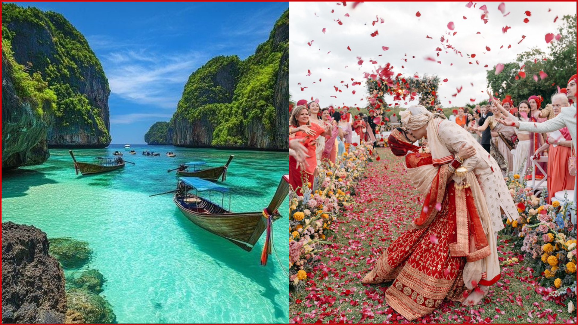International destination wedding in Thailand