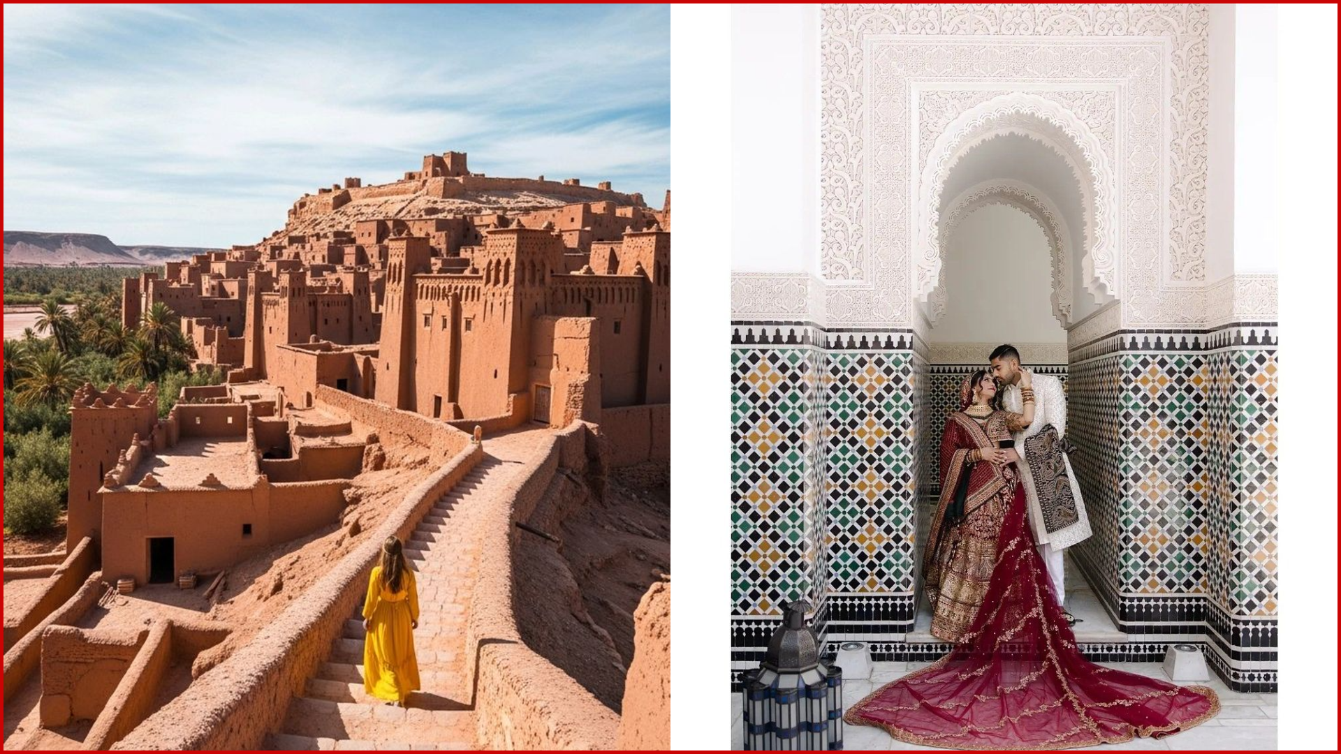 international destination wedding in Morocco