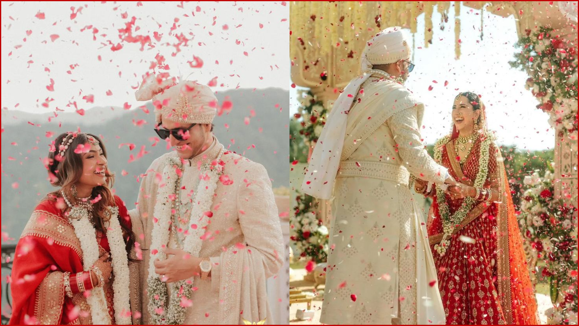 Unique Varmala Theme Ideas for Wedding, Floral Shower Concept