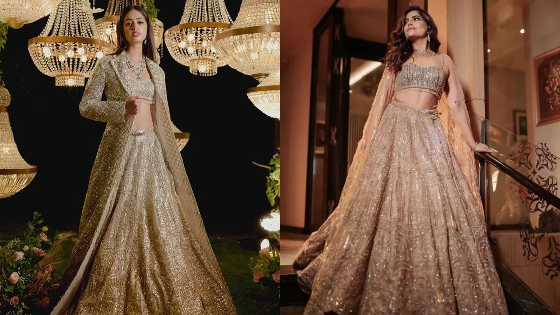 Champagne Gold Lehenga