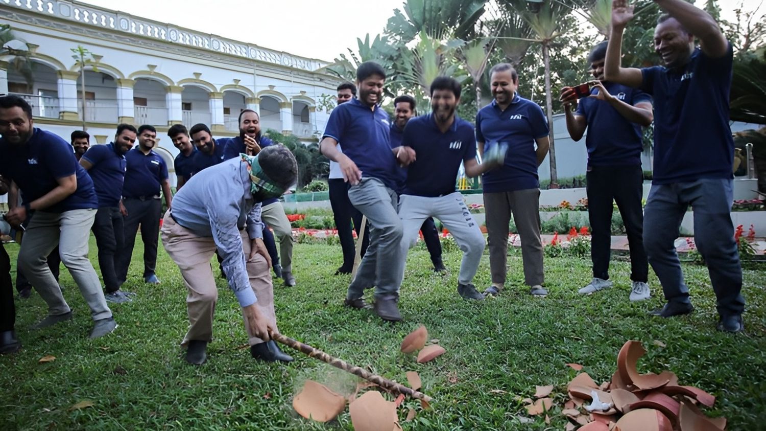 outdoor activity in corporate for employee